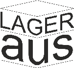 LAGERaus Logo Schwarz
